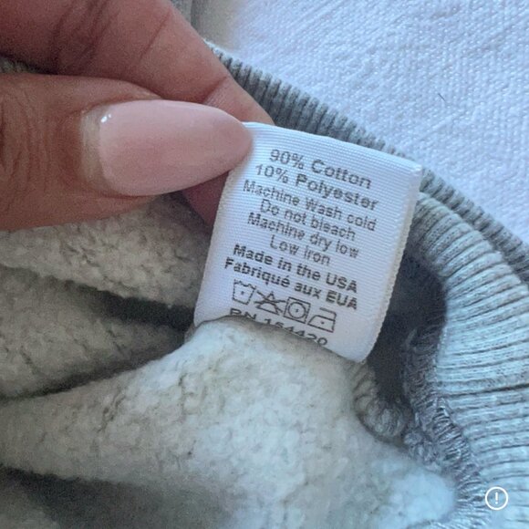 Clare V. Channel Quilted Crew Neck Sweatshirt - Picture 9 of 10